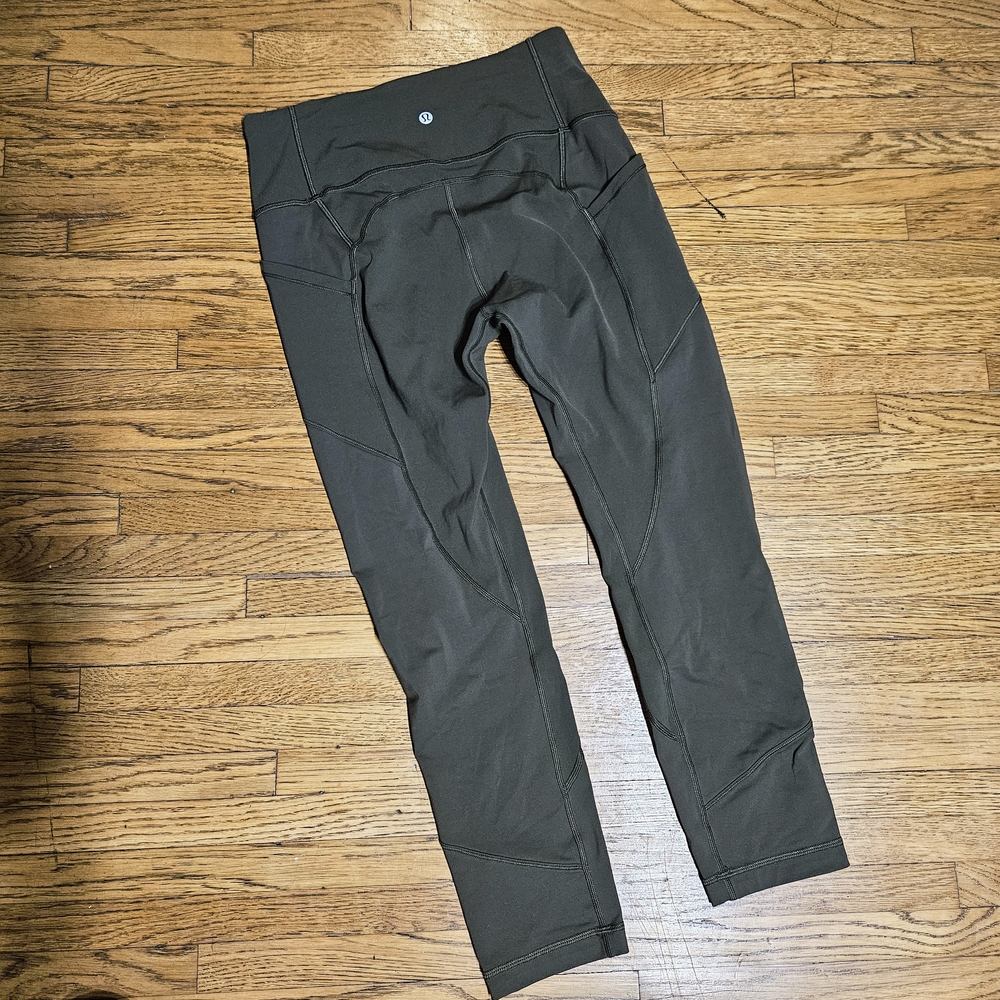 lululemon athletica Olive Green Leggings